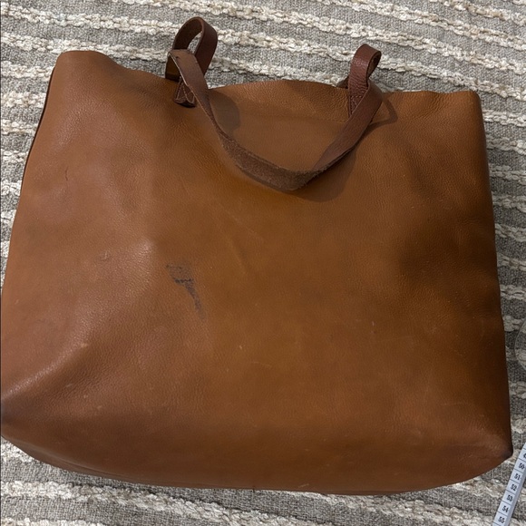 Madewell The Transport 
 Tan Leather Tote Bag - Picture 15 of 16